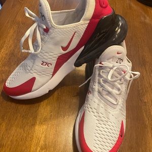 Nike Air Max 270 Men's White Anthracite University Red Size 10